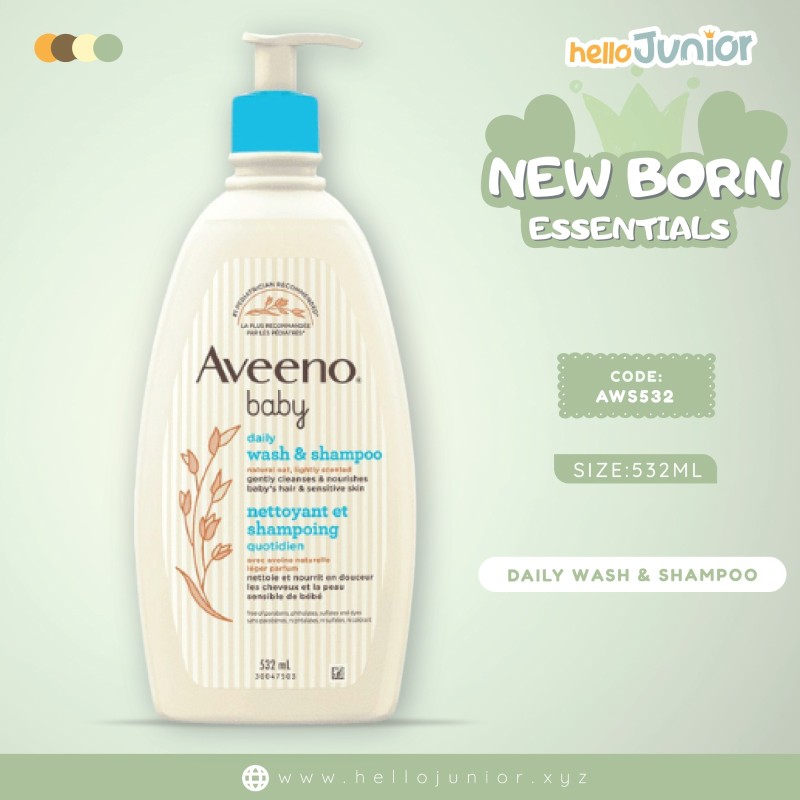 AVEENO Baby Wash & Shampoo 532ml