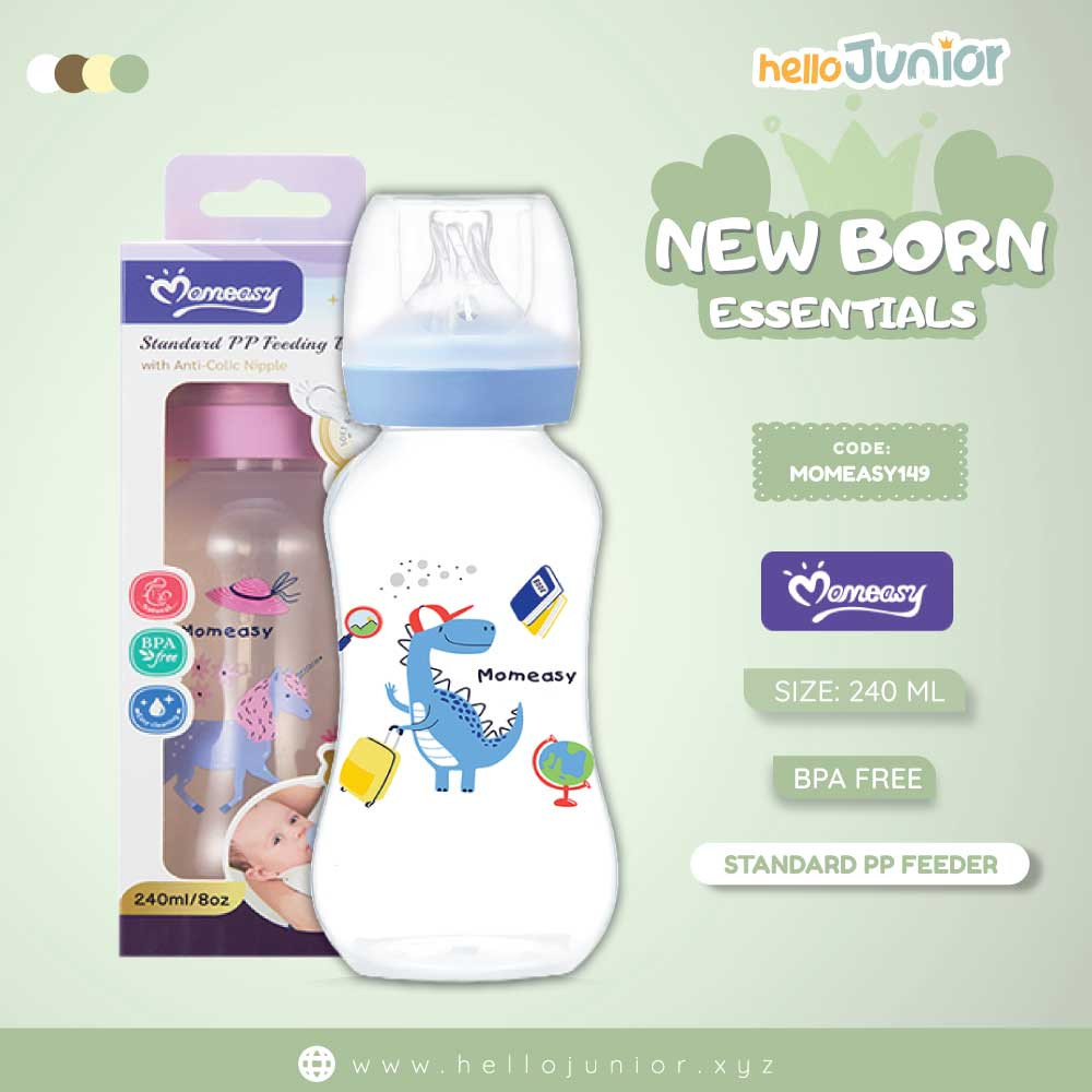 Momeasy Baby Feeding Bottle with Anti-Colic 0m+ Nipple – 4oz/120ML