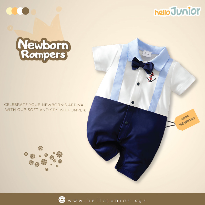 Hello Junior Kids Summer Romper, Newborn baby dress 0 month to 09 month