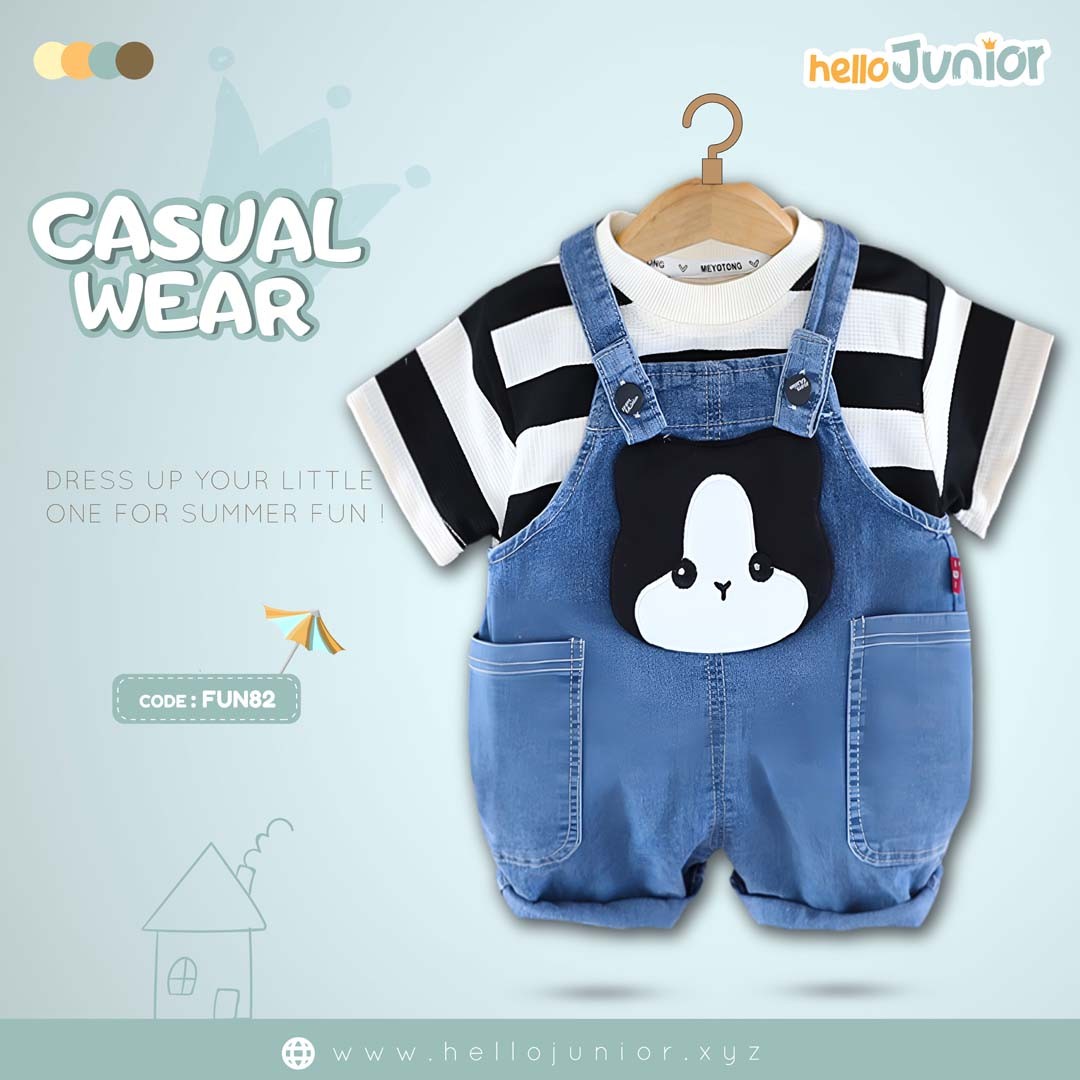 Hello Junior Kids Casual Wear / Dress for 6 Months to 5 Years