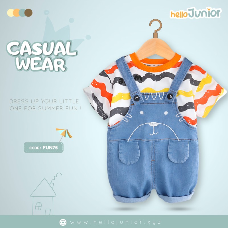 Hello Junior Kids Casual Wear / Dress for 6 Months to 5 Years