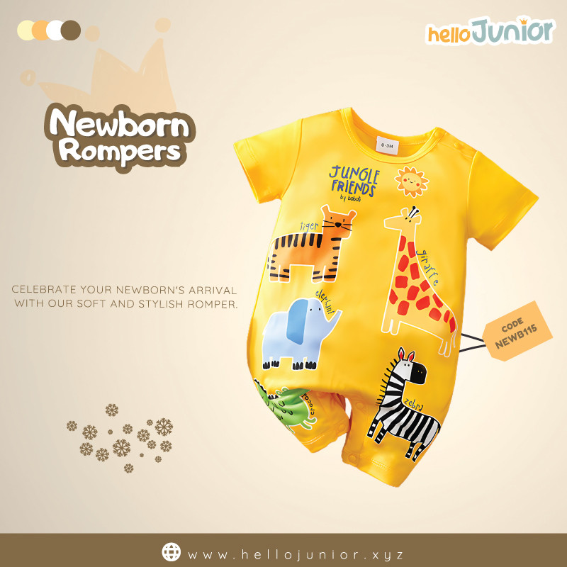 Hello Junior Kids Summer Romper, Newborn baby dress 0 month to 09 month