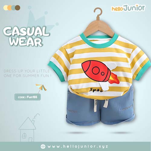Hello Junior Kids Casual Wear / Dress for 6 Months to 5 Years