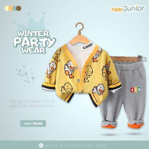 Winter Party Wear for Kids (6 Months - 6 Years)