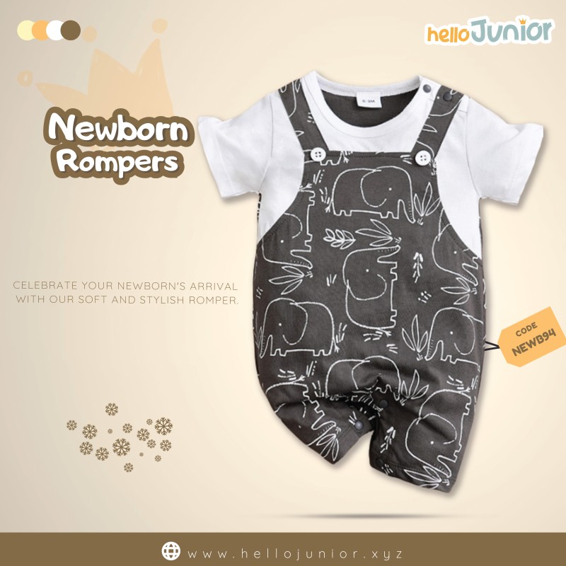 Hello Junior Kids Summer Romper, Newborn baby dress 0 month to 09 month