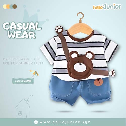 Hello Junior Kids Casual Wear / Dress for 6 Months to 5 Years