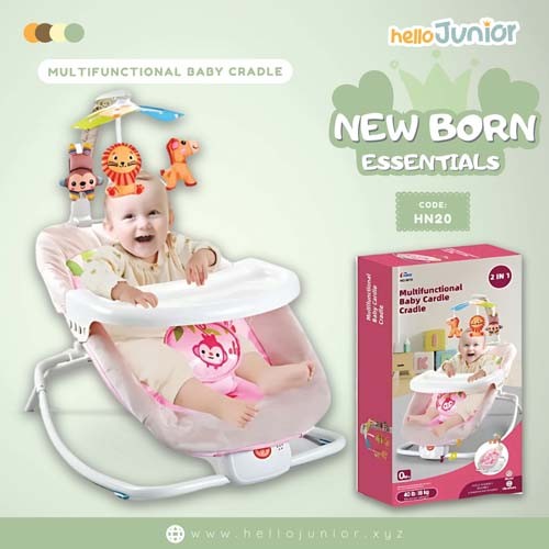 The 2-in-1 Multifunctional Baby Cradle is the perfect companion for your newborn, offering both comfort and practicality. Designed for babies from 0 months and up, it supports a maximum weight of 40 l
