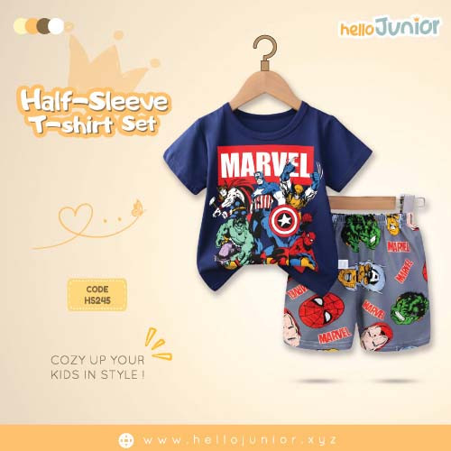Hello Junior Half Sleeve T-Shirt for Kids (6 Months to 11 Years)