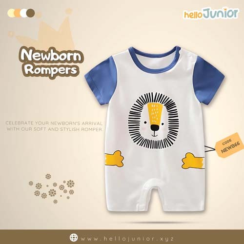 Hello Junior Kids Summer Romper, Newborn baby dress 0 month to 09 month
