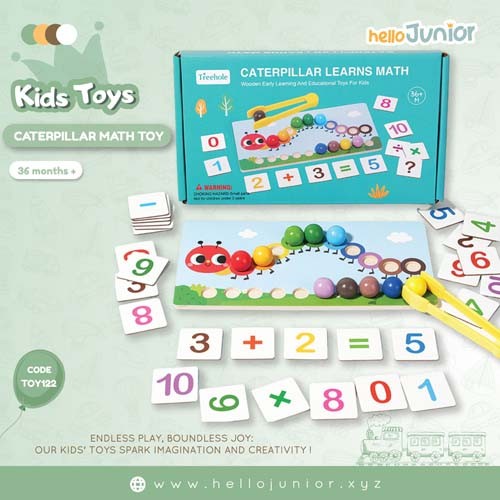 Caterpillar Learns Math | Educational Toy for Kids 36M+