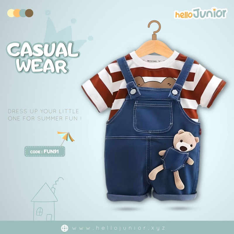 Hello Junior Kids Casual Wear / Dress for 6 Months to 5 Years