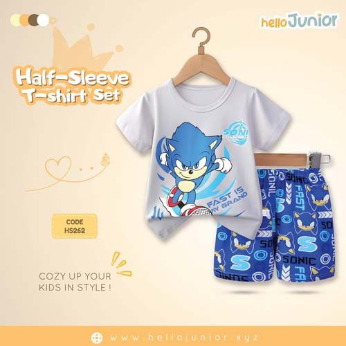 Hello Junior Half Sleeve T-Shirt for Kids (6 Months to 11 Years)