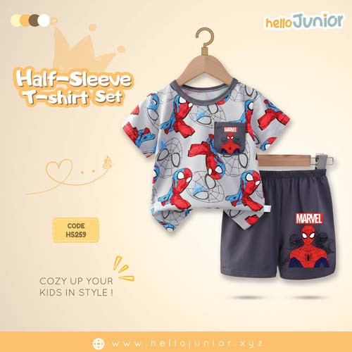 Hello Junior Half Sleeve T-Shirt for Kids (6 Months to 11 Years)