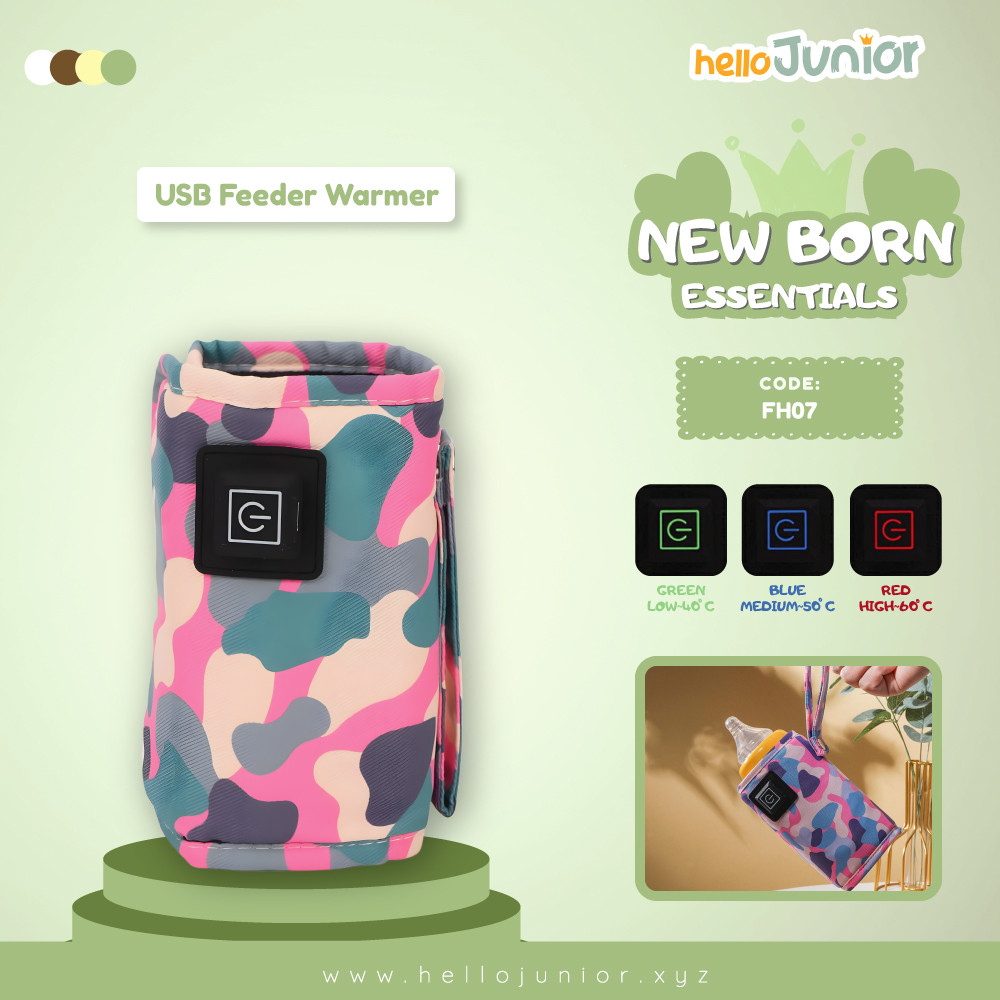 Portable USB Bottle Warmer – Adjustable Temperature Travel Insulation (Fits 55–75 mm Bottles)