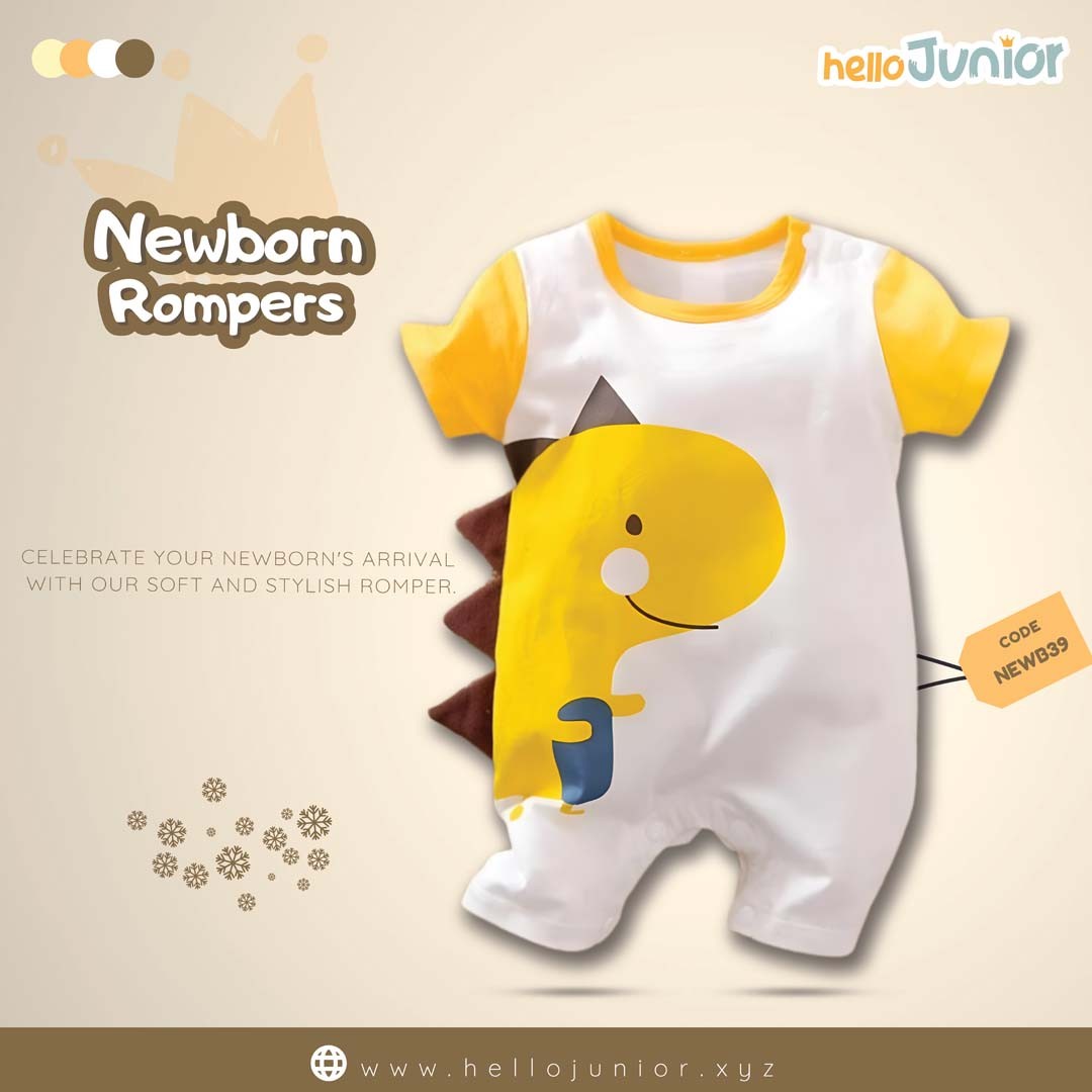 Hello Junior Kids Summer Romper, Newborn baby dress 0 month to 09 month