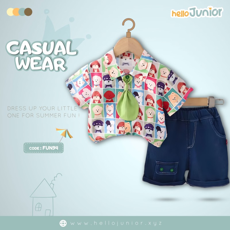 Hello Junior Kids Casual Wear / Dress for 6 Months to 5 Years