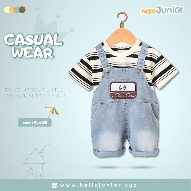 Hello Junior Kids Casual Wear / Dress for 6 Months to 5 Years