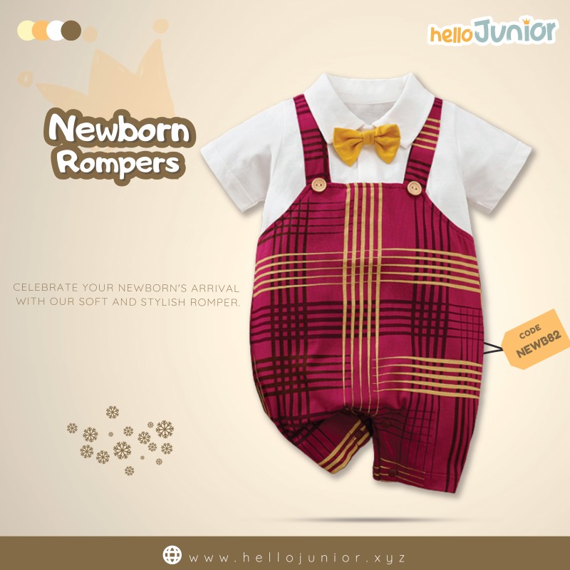 Hello Junior Kids Summer Romper, Newborn baby dress 0 month to 09 month