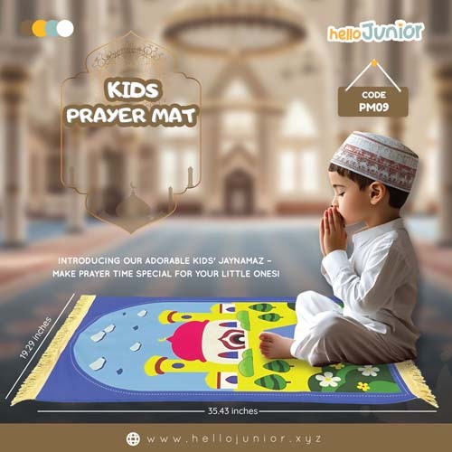 Hello Junior Baby PrayerMat / Jaynamaz for kids