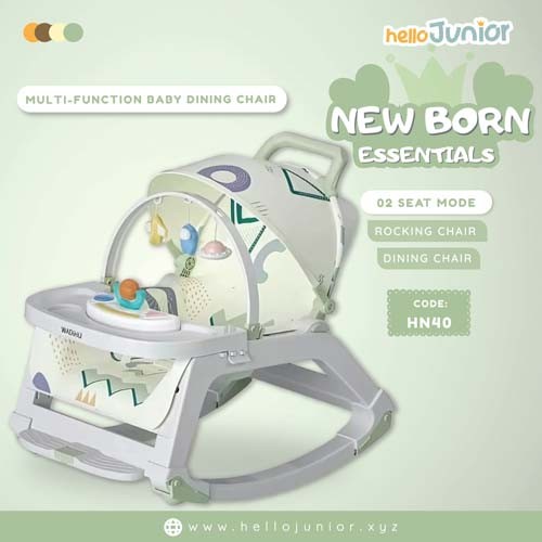 5-in-1 Baby Dining & Rocking Chair (0m+)