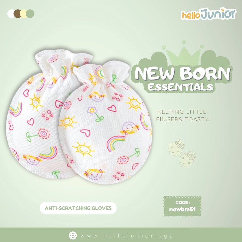 Anti-scratching gloves (0-12 months)