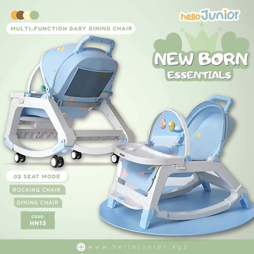 5-in-1 Baby Dining & Rocking Chair (0m+)