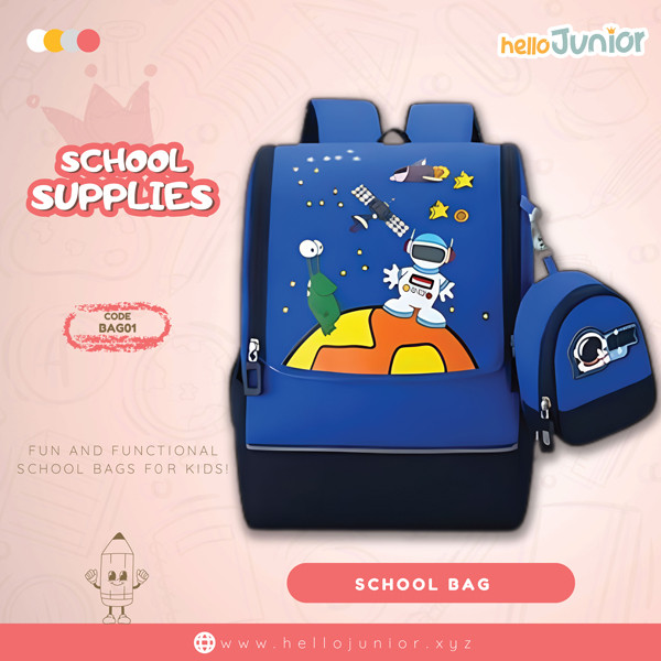 Bag for kids / School Bag for Kids, Blue