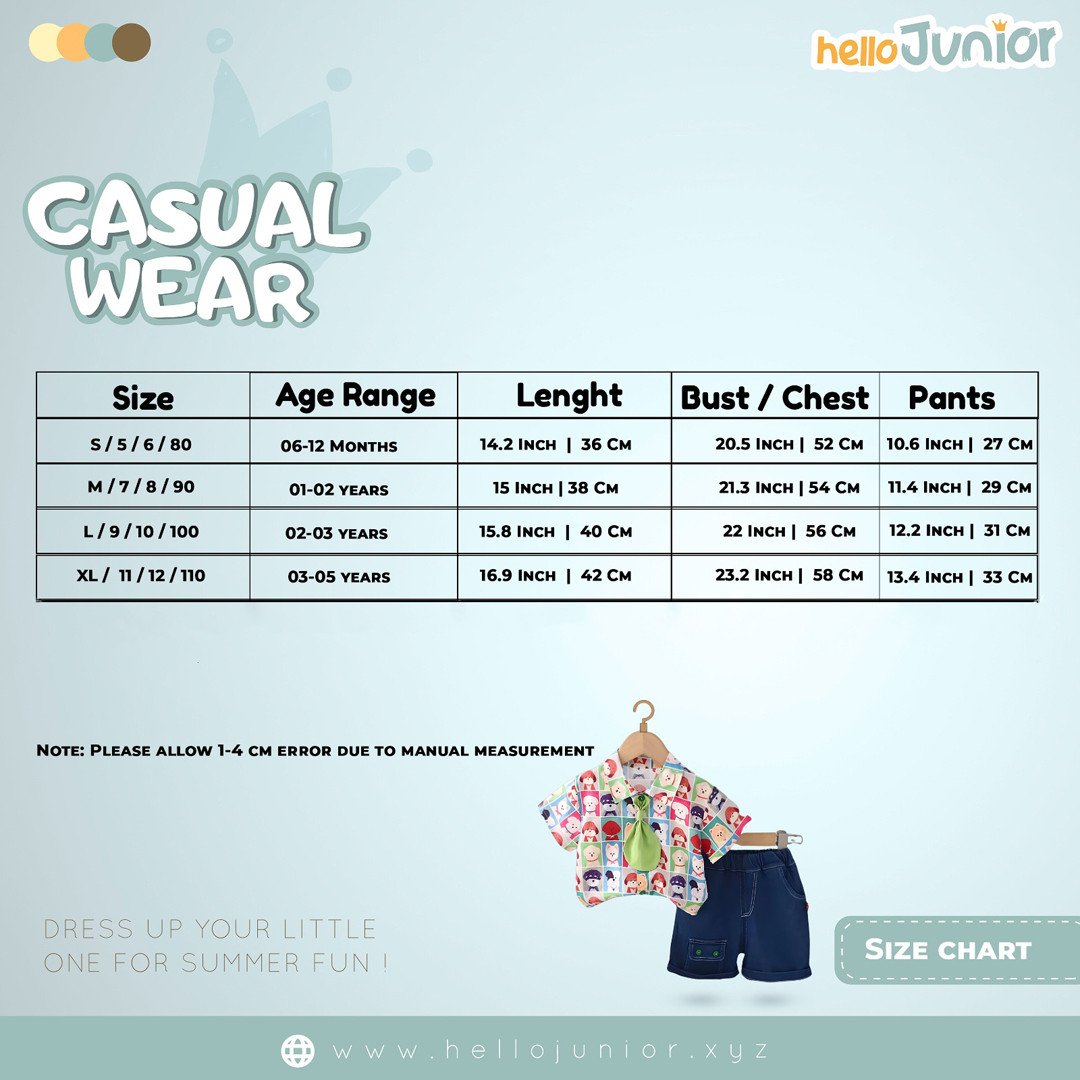 Hello Junior Kids Casual Wear / Dress for 6 Months to 5 Years